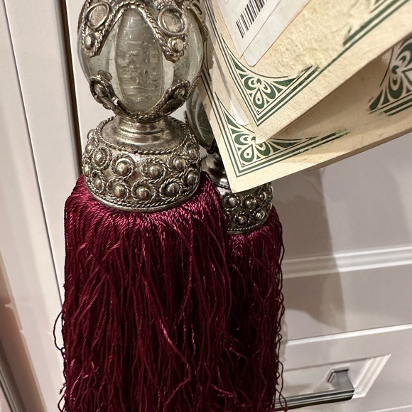 New Vintage 2 Pcs Rope Curtain Tassel TieBacks Curtain Fringe, bought $34.99each - Picture 7 of 16